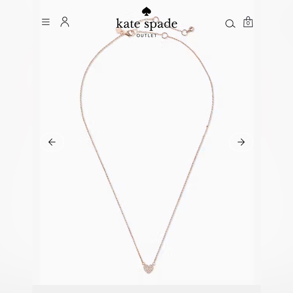 Kate Spade Rose Gold Necklace - Picture 3 of 6